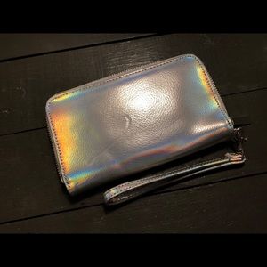 Iridescent Wristlet